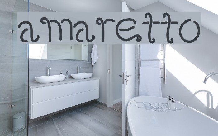 amaretto Font examples
