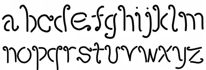 amaretto 字体 小写