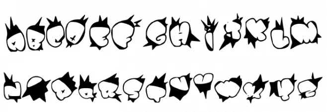 amazing フォント 大文字