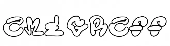ame graff  フリーフォントのダウンロード