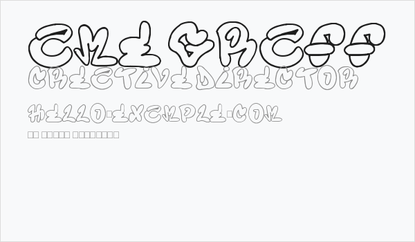 ame graff Business Card