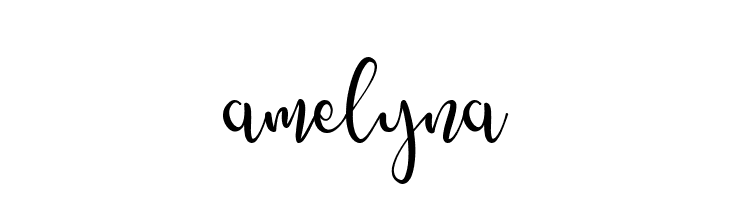 amelyna  フリーフォントのダウンロード