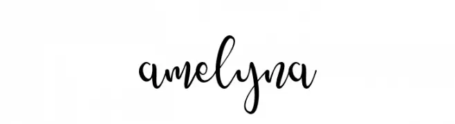 amelyna  フリーフォントのダウンロード