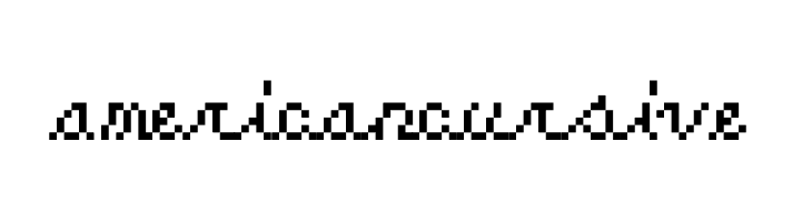 americancursive  لخطوط تنزيل