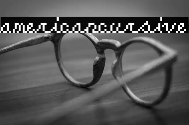 americancursive Font examples