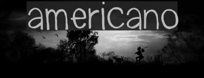 americano Font examples