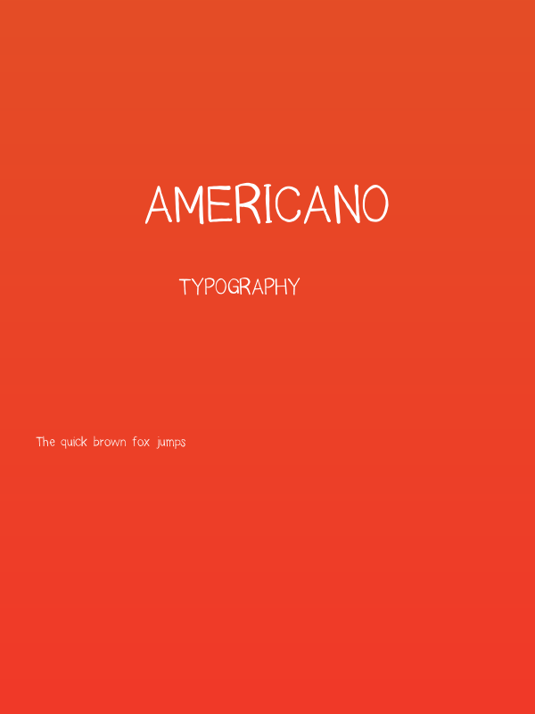 americano Poster