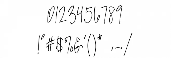 amethyst Font OTHER CHARS