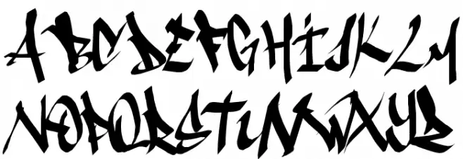 ameze'sfont Font UPPERCASE