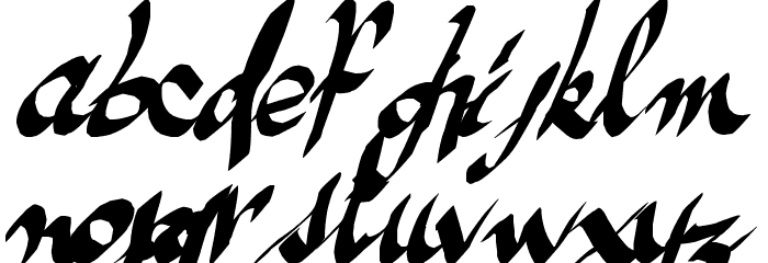 ameze'sfont Font LOWERCASE