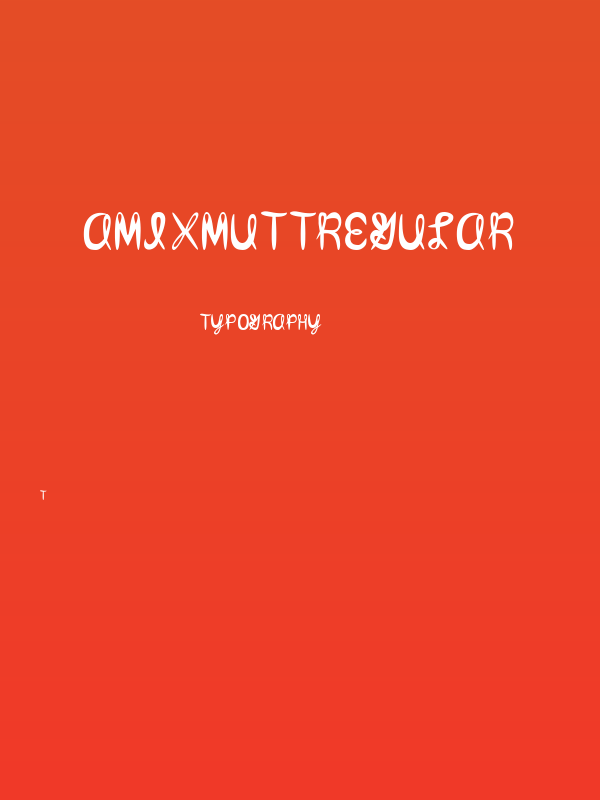 amixmuttRegular Poster