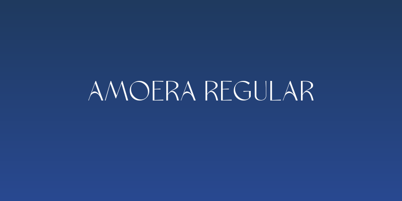 amoera Regular Social Header