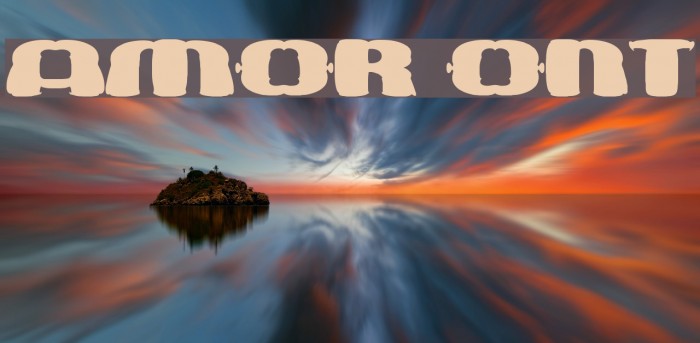 amor Font examples