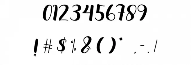 amotim Font OTHER CHARS