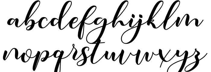 amotim Font LOWERCASE