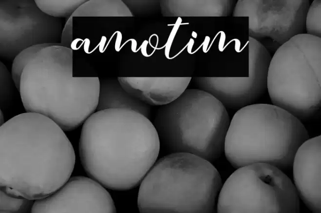amotim Font examples