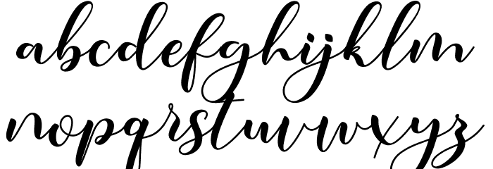 amotim Font LOWERCASE