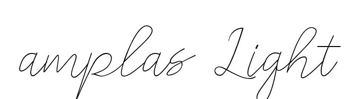 amplas Light Font