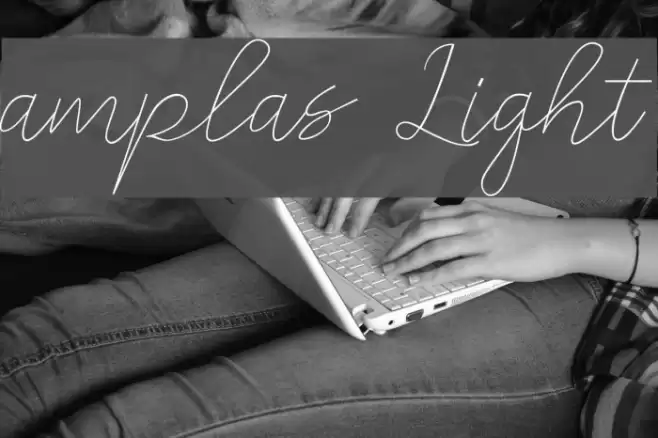 amplas Light Font examples