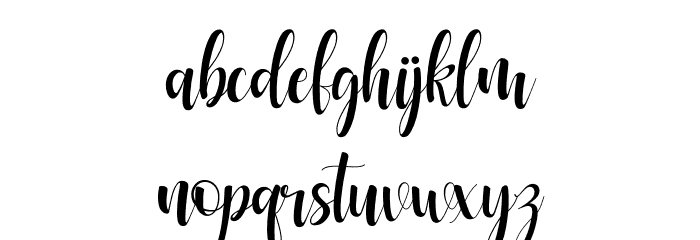 amsterdune Font LOWERCASE