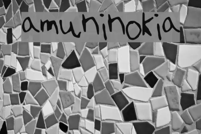 amuninokia 字体 examples