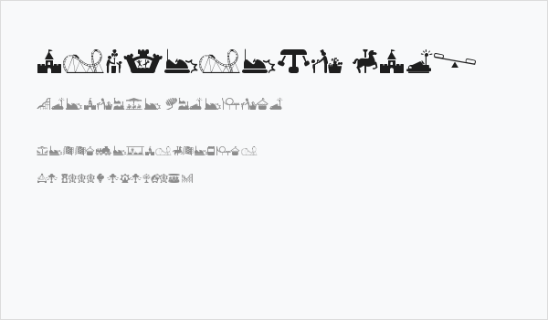 amusement park Business Card