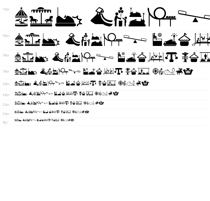 amusement park Waterfall