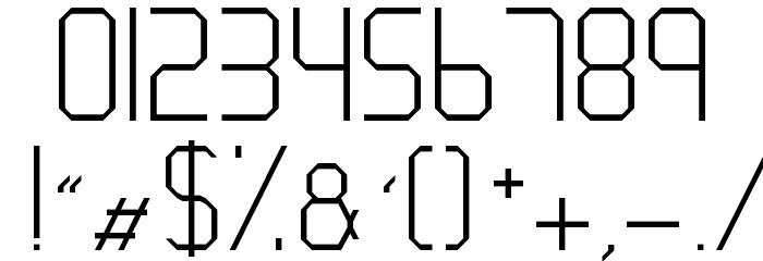 amyn Regular Font OTHER CHARS