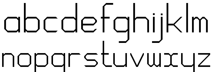 amyn Regular Font LOWERCASE