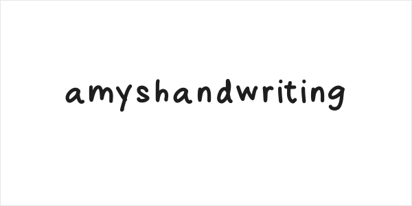 amyshandwriting Logo