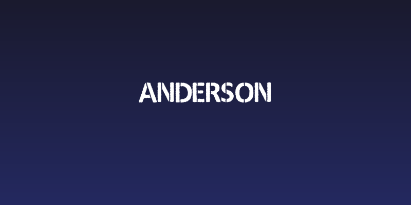 ANDERSON Social Header