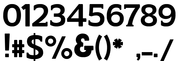 ANDIGO Font OTHER CHARS