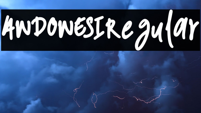 ANDONESI-Regular Example 1