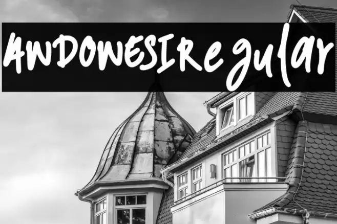 ANDONESI-Regular Font examples