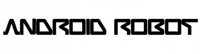 ANDROID ROBOT  font caratteri gratis