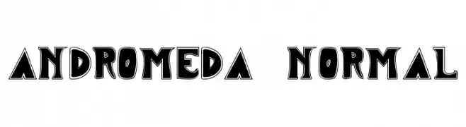 ANDROMEDA Normal  Frei Schriftart Herunterladen