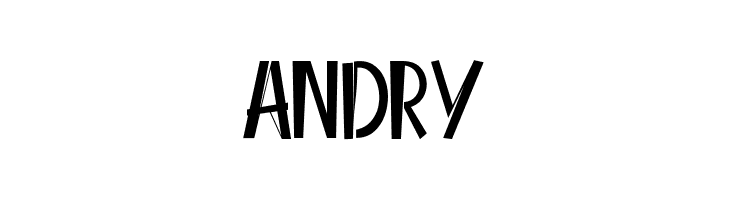 ANDRY  नि: शुल्क फ़ॉन्ट्स डाउनलोड