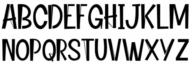 ANDRY Schriftart Groß