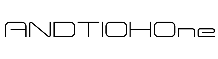 ANDTIOH One  Fuentes Gratis Descargar