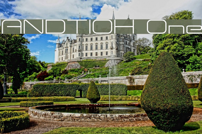 ANDTIOH One Font examples