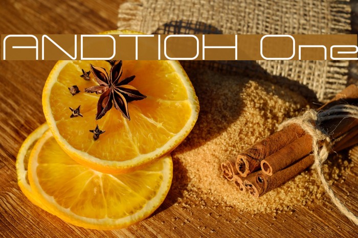ANDTIOH One Font examples