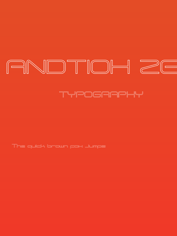 ANDTIOH Zero Poster