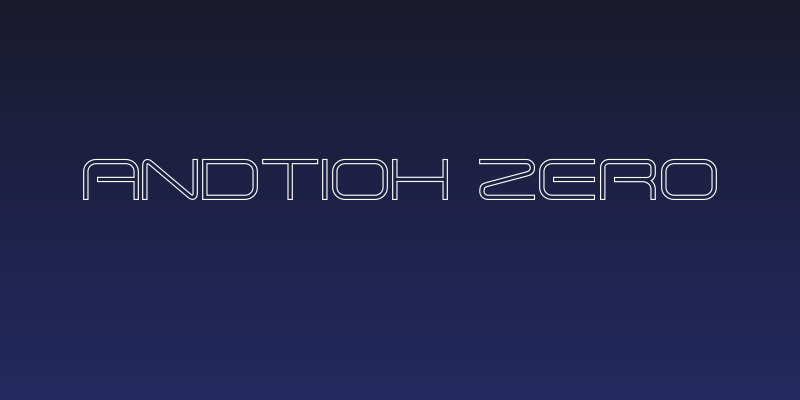 ANDTIOH Zero Social Header