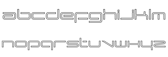 ANDTIOH Zero Font LOWERCASE