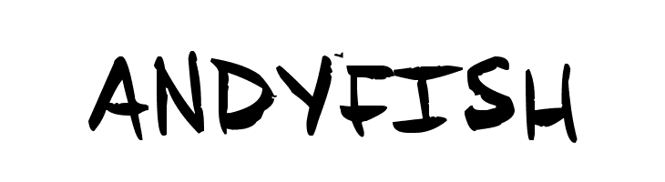 ANDYFISH  Frei Schriftart Herunterladen