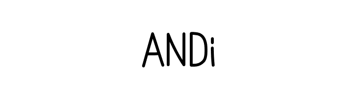 ANDi  les polices de caractères gratuit tlcharger
