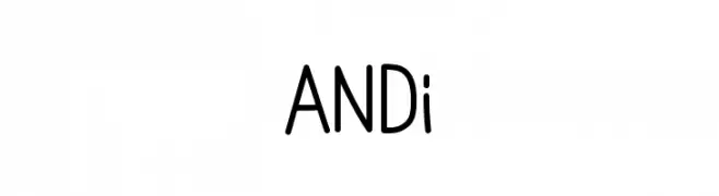 ANDi  免费字体下载
