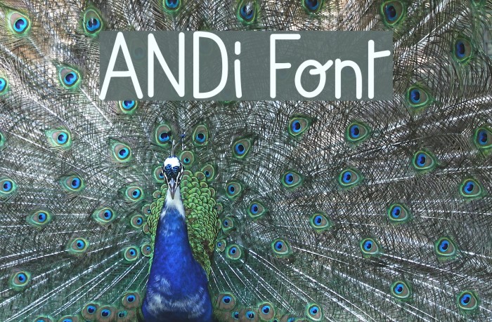 ANDi Font examples