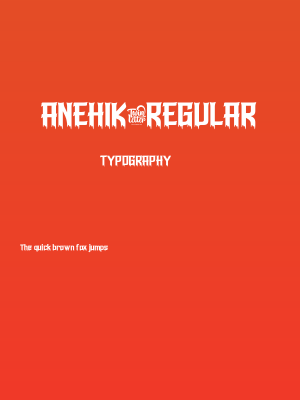 ANEHIK-Regular Poster
