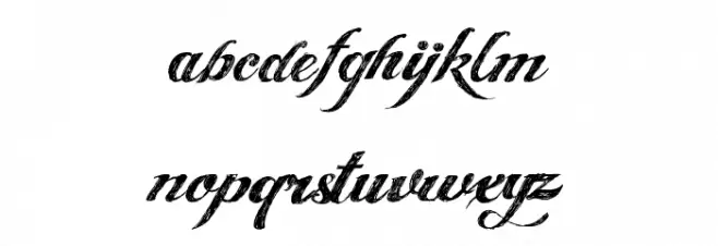 ANGEL TEARS trial Caratteri MINUSCOLO